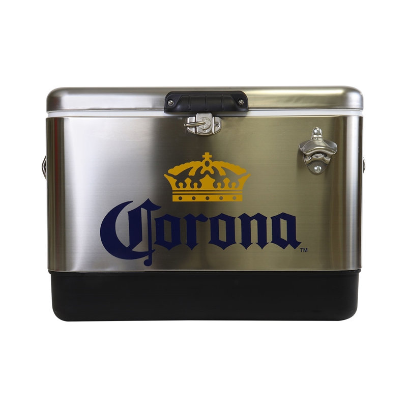Koolatron 54 Qt. Corona Stainless Steel Ice Chest Cooler & Reviews